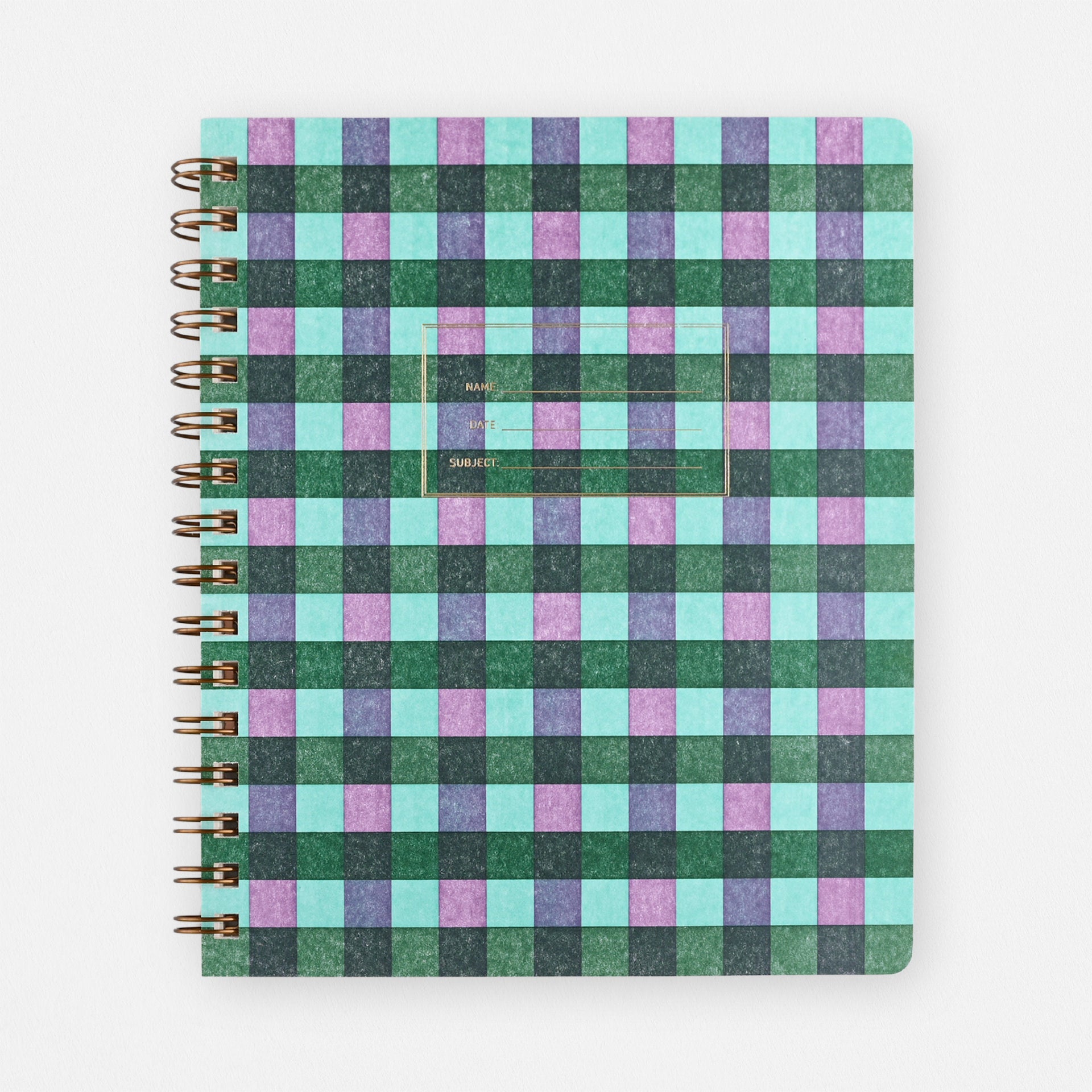 Shorthand The Standard Notebook Plaid | Blank, Dot Grid Or Lined 
