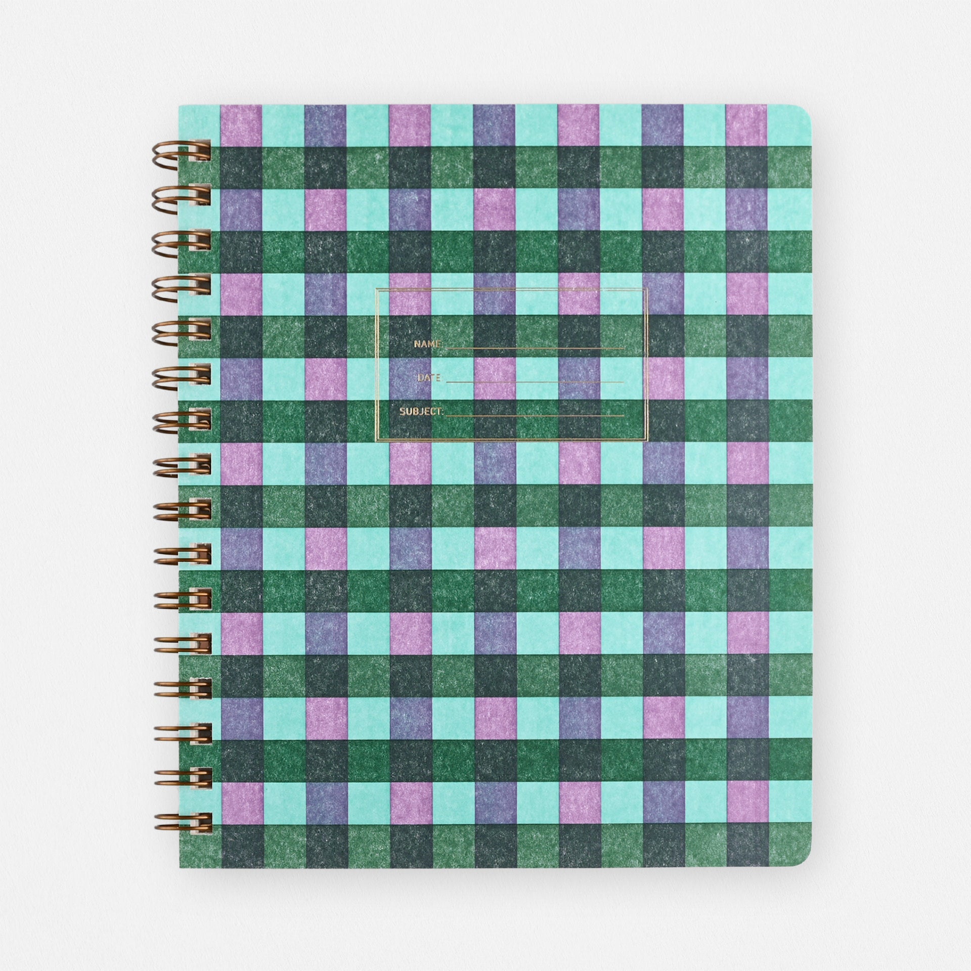 Shorthand The Standard Notebook Plaid | Blank, Dot Grid Or Lined Blank