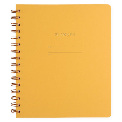 Shorthand Undated Planner | 5 Colors Mustard