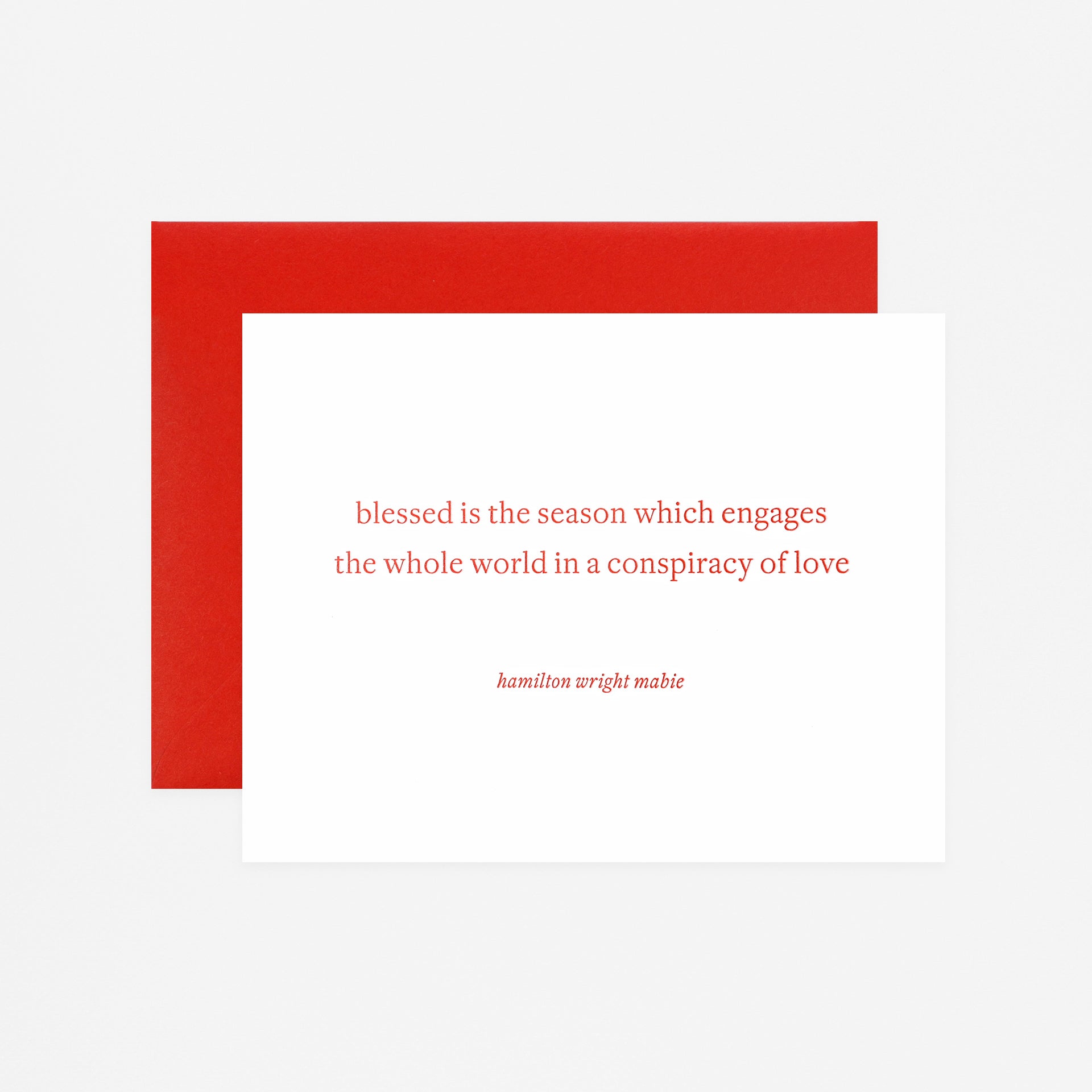 Smitten on Paper Conspiracy of Love Holiday Card 