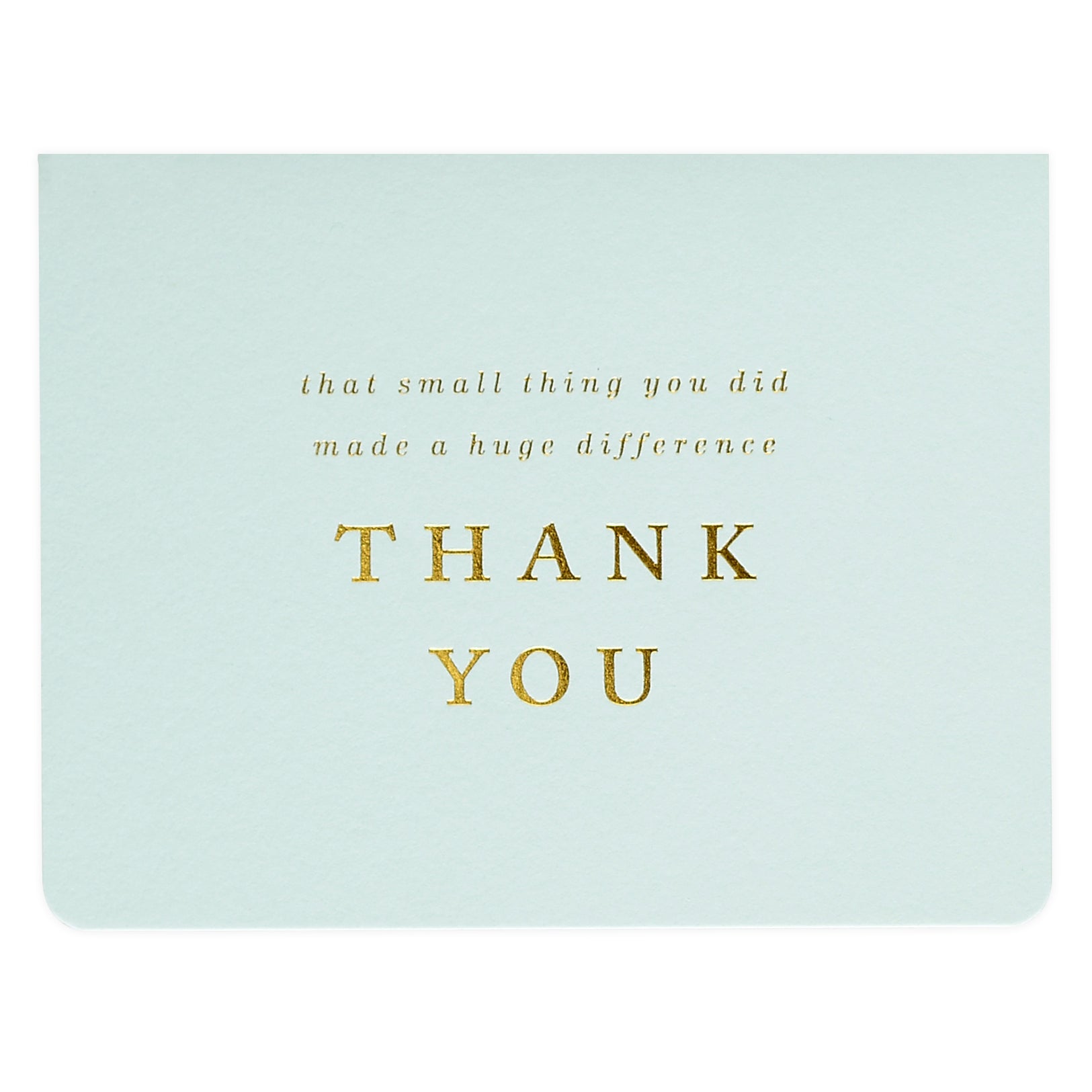 Smitten on Paper Small Thing Thanks Greeting Card 