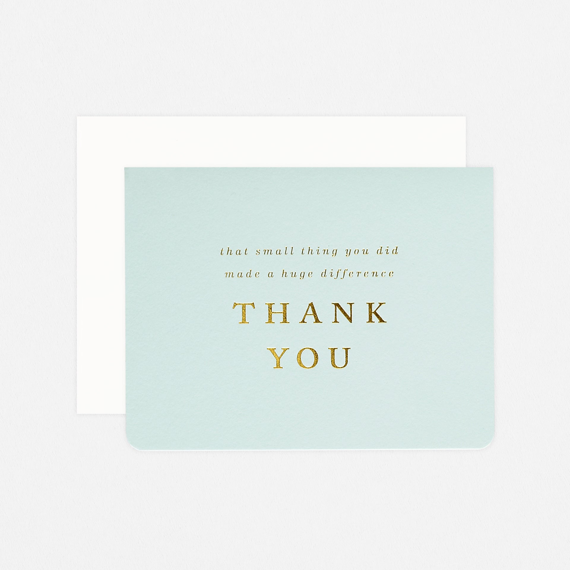 Smitten on Paper Small Thing Thanks Greeting Card 