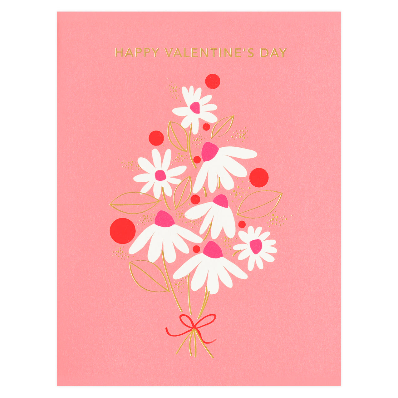 Snow & Graham Valentine Bouquet Greeting Card 