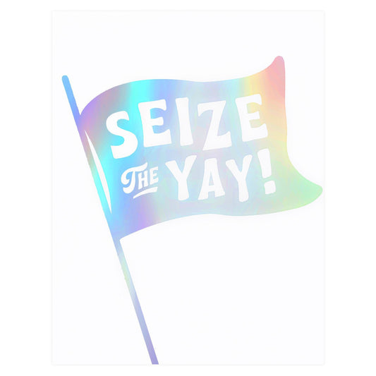 The Social Type Seize the Yay Greeting Card 