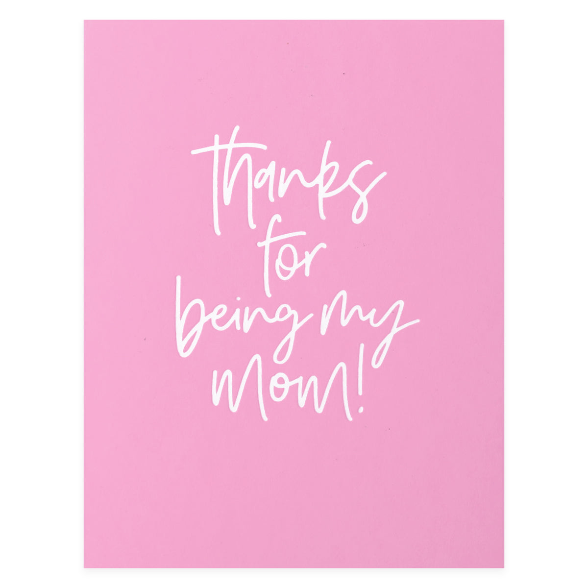 The Social Type Thanks Mom Mother's Day Card 