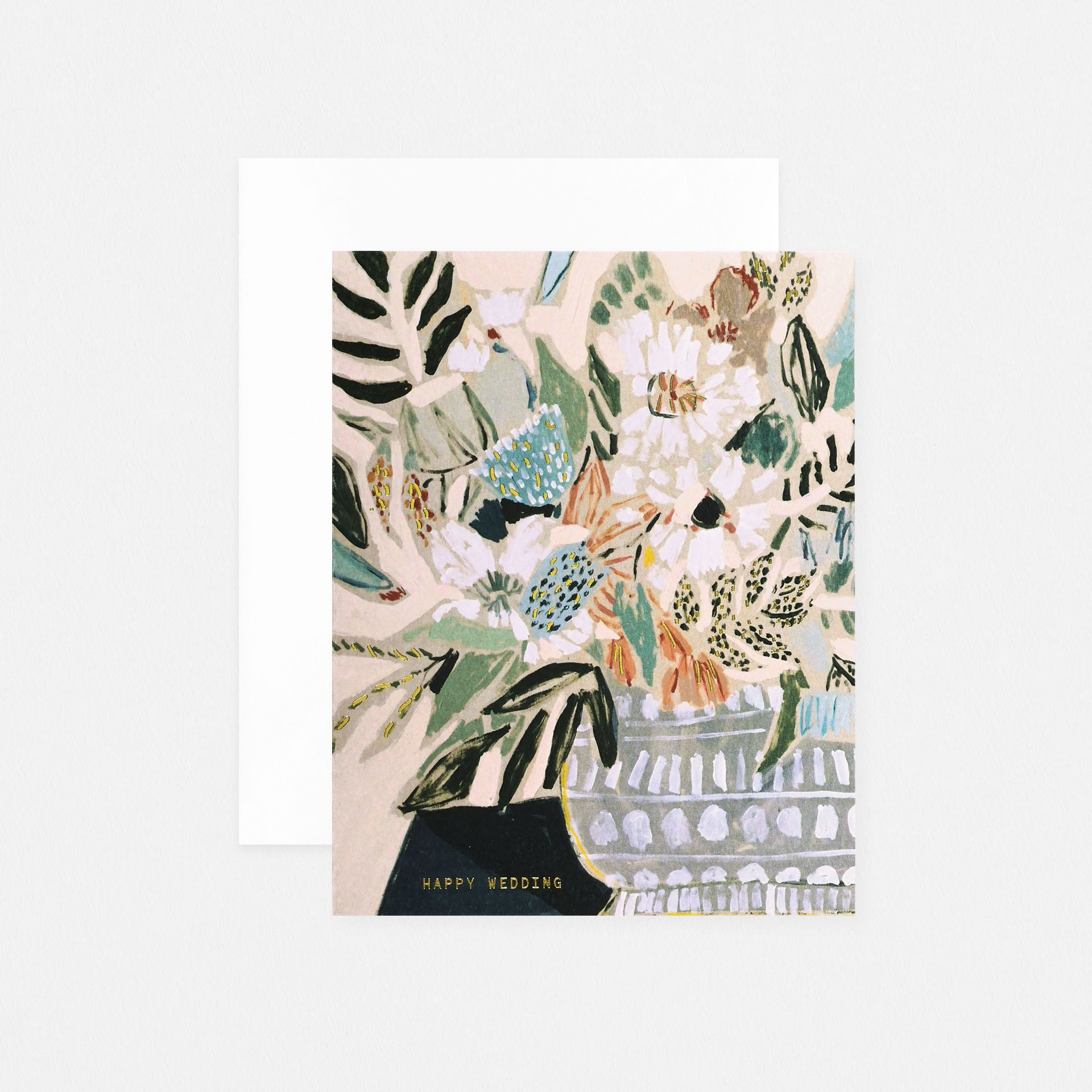 Someday Studio Soft Pink Floral Wedding Card 