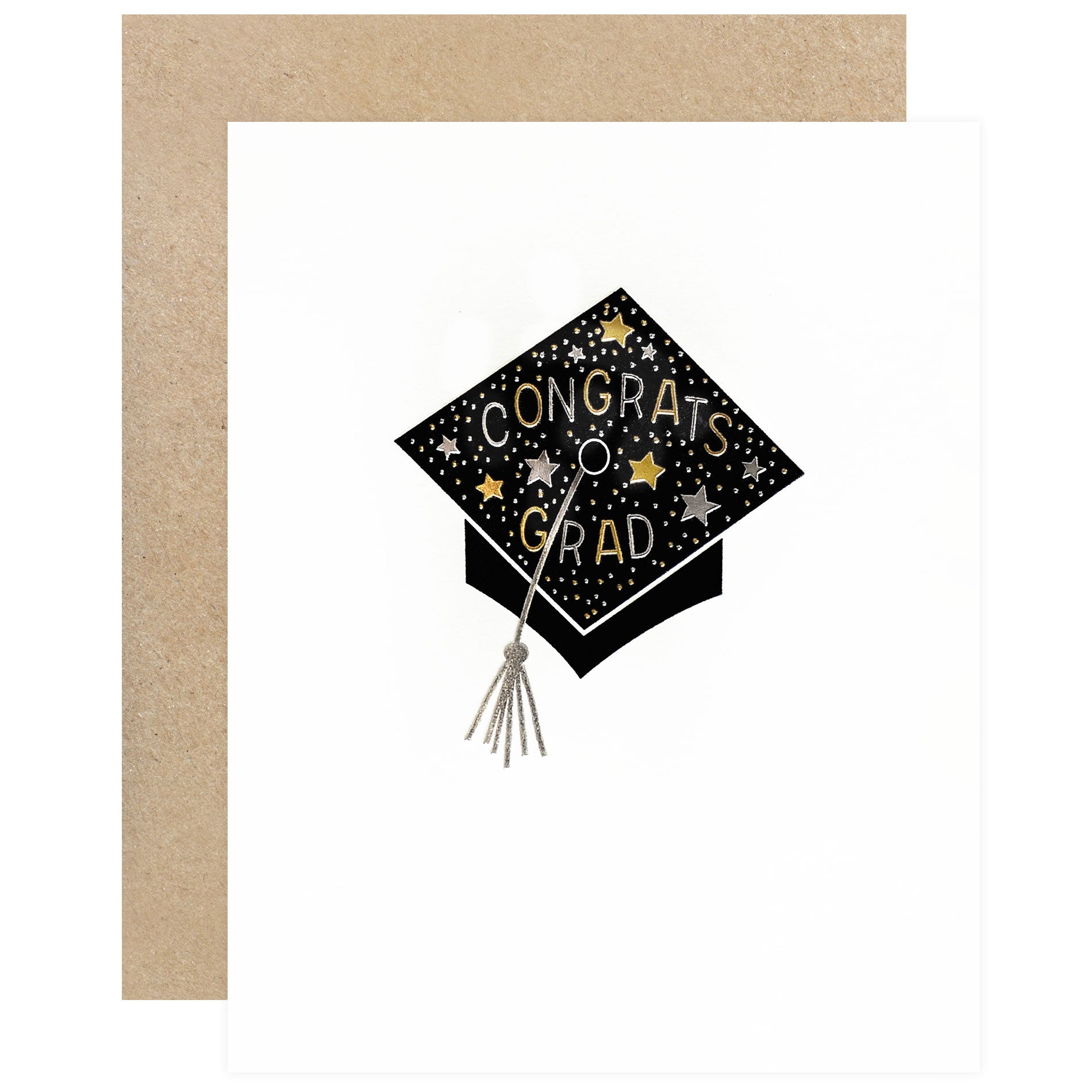 Elum Sparkle Cap Graduation Card 