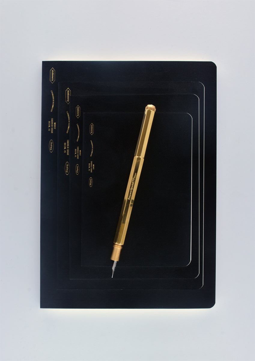 Stalogy 365Days Notebook Black | in four sizes 