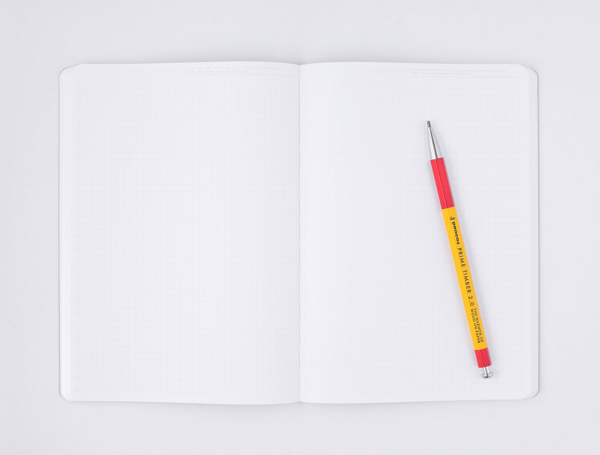 Stalogy 365Days Notebook A5 | Blue, Red or Yellow 