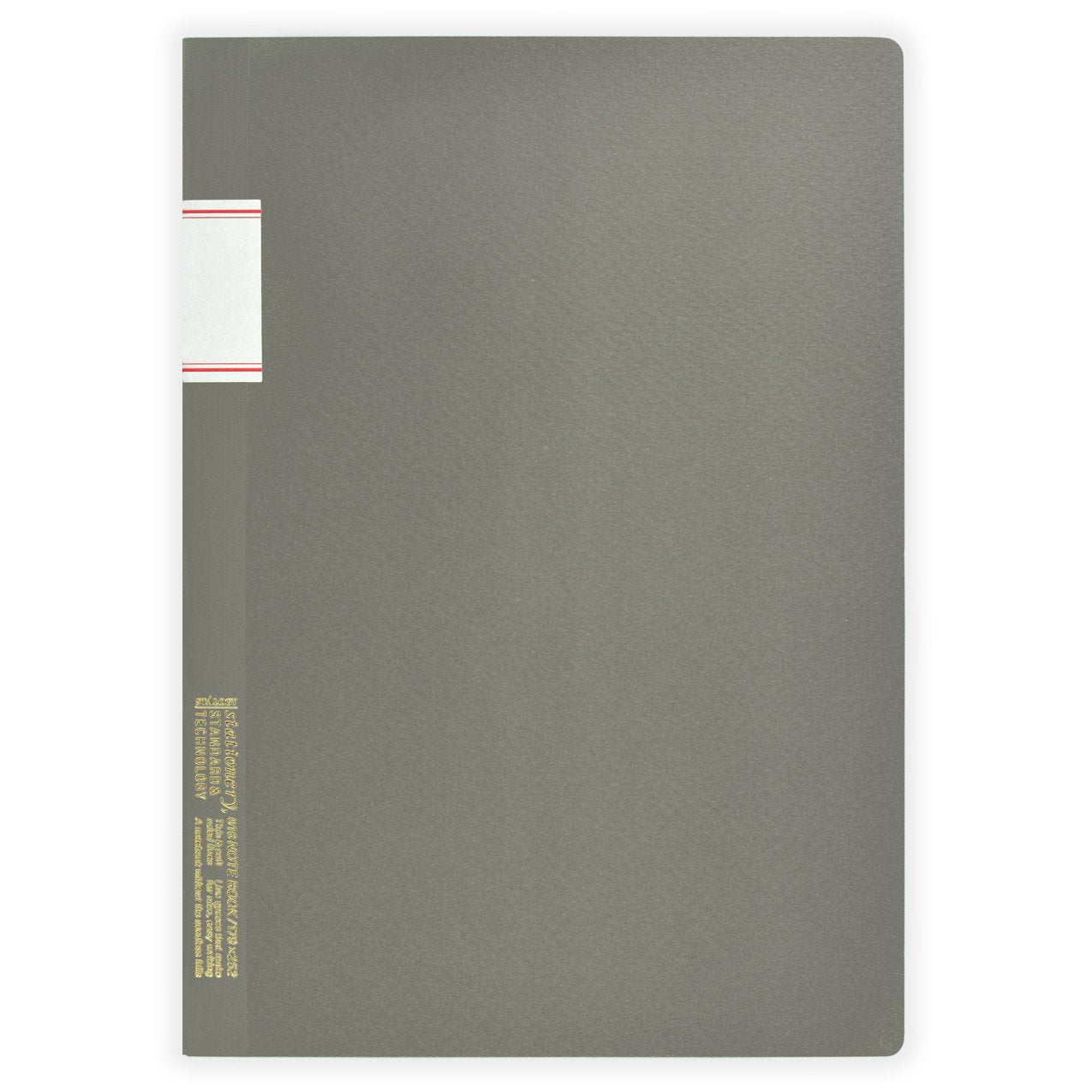 Stalogy Stalogy 7 x 10" Lined Notebook Grey 