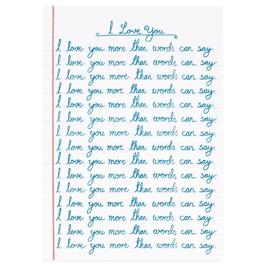 Sukie I Love You More Than Words Can Say Greeting Card 