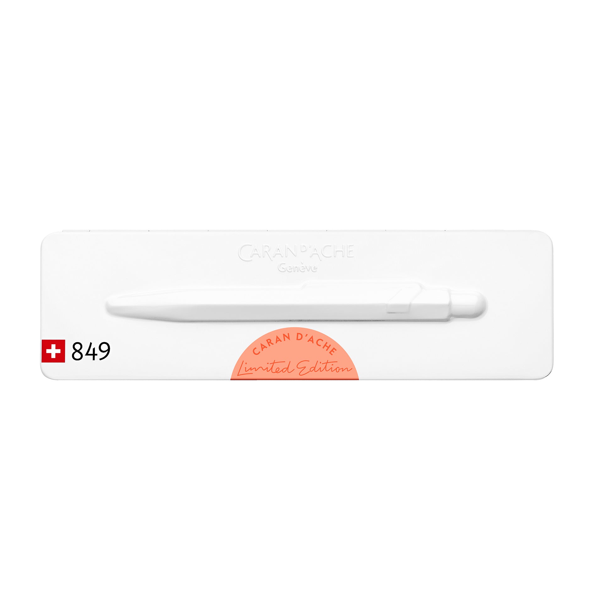 Caran d'Ache Caran d'Ache Tangerine Claim Your Style Monochromatic Ballpoint Pen Limited Edition 