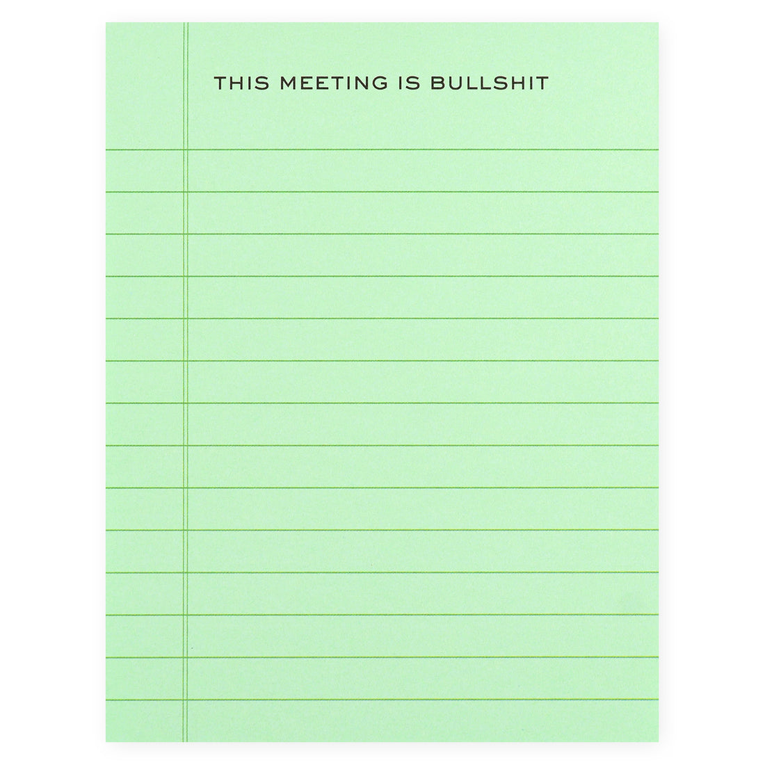 Terrapin Stationers This Meeting is Bullsh*t Notepad 