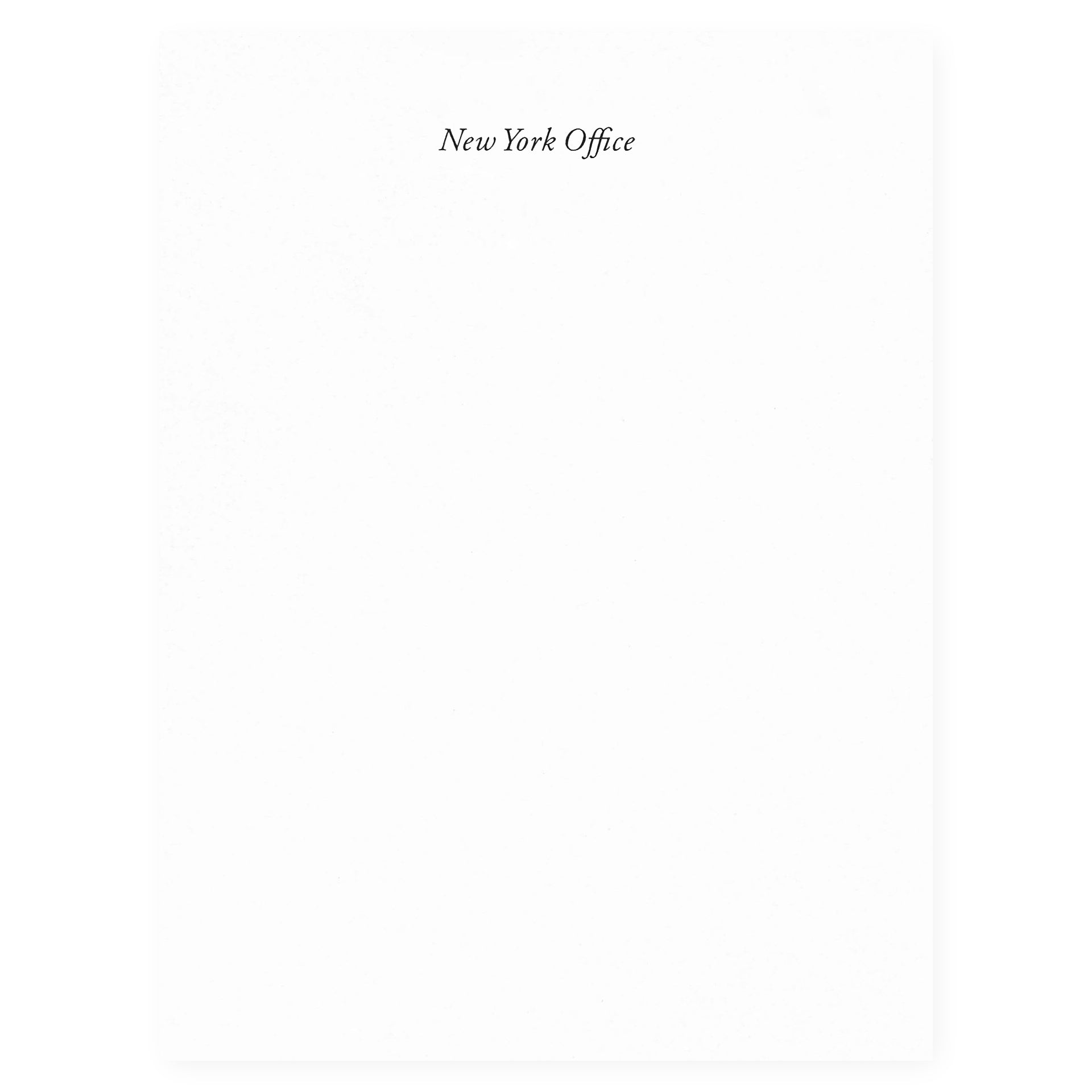 Terrapin Stationers New York Office Notepad 