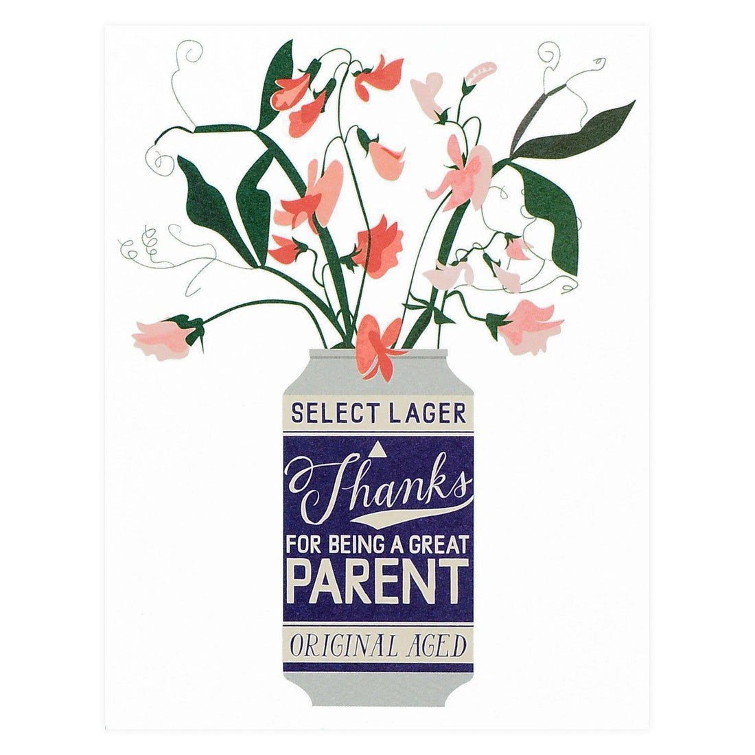 Banquet Workshop Thanks For Being A Great Parent Greeting Card 