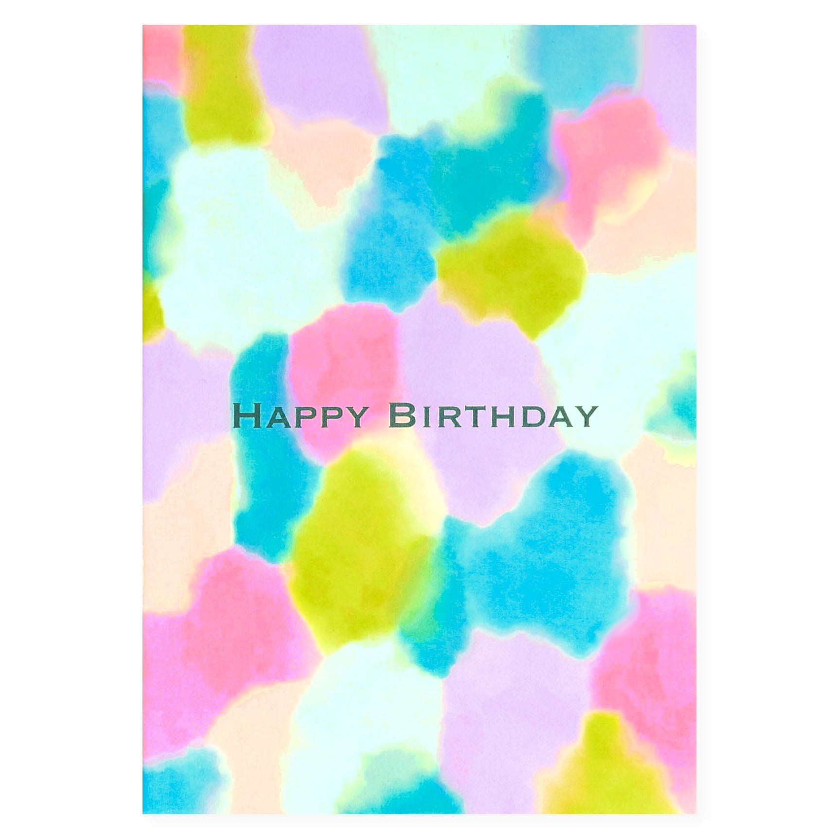 The Design Palette Rainbow Birthday Card 