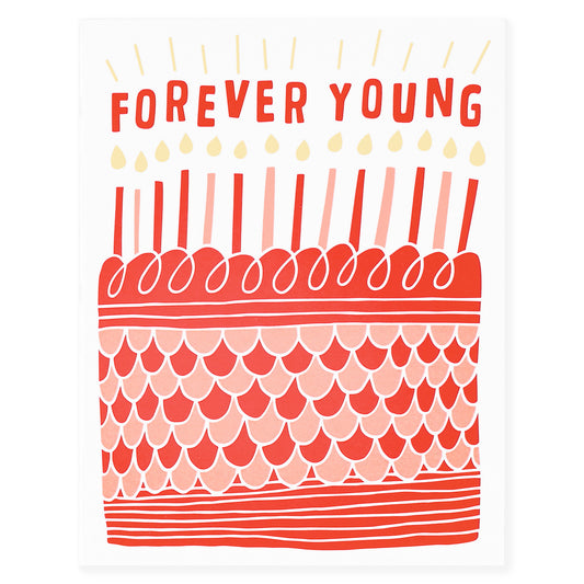 The Good Twin Forever Young Birthday Card 