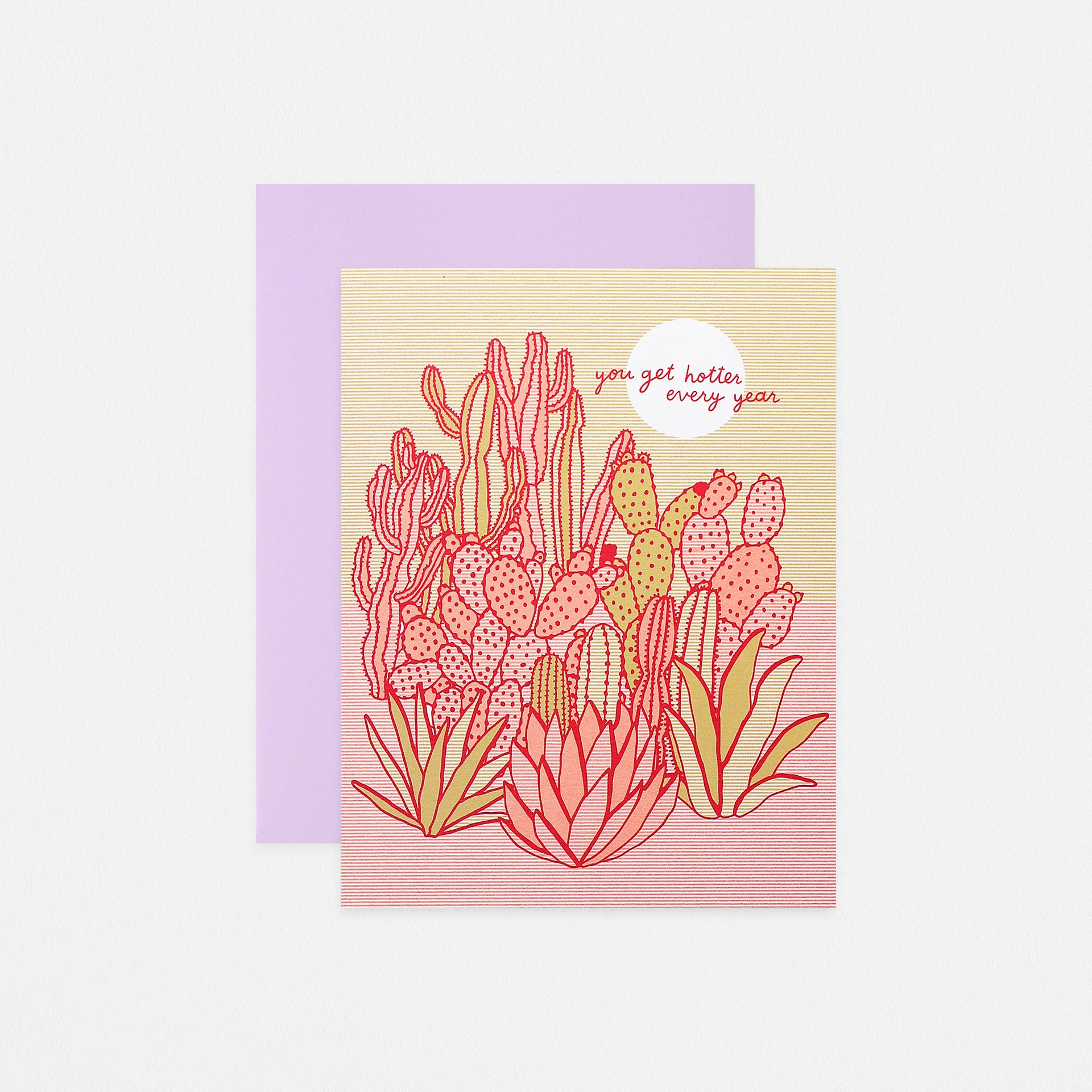 The Good Twin Hotter Every Year Greeting Card 