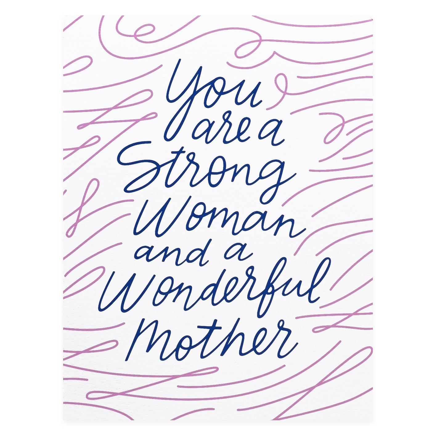 The Good Twin Strong Woman Mother's Day Card 