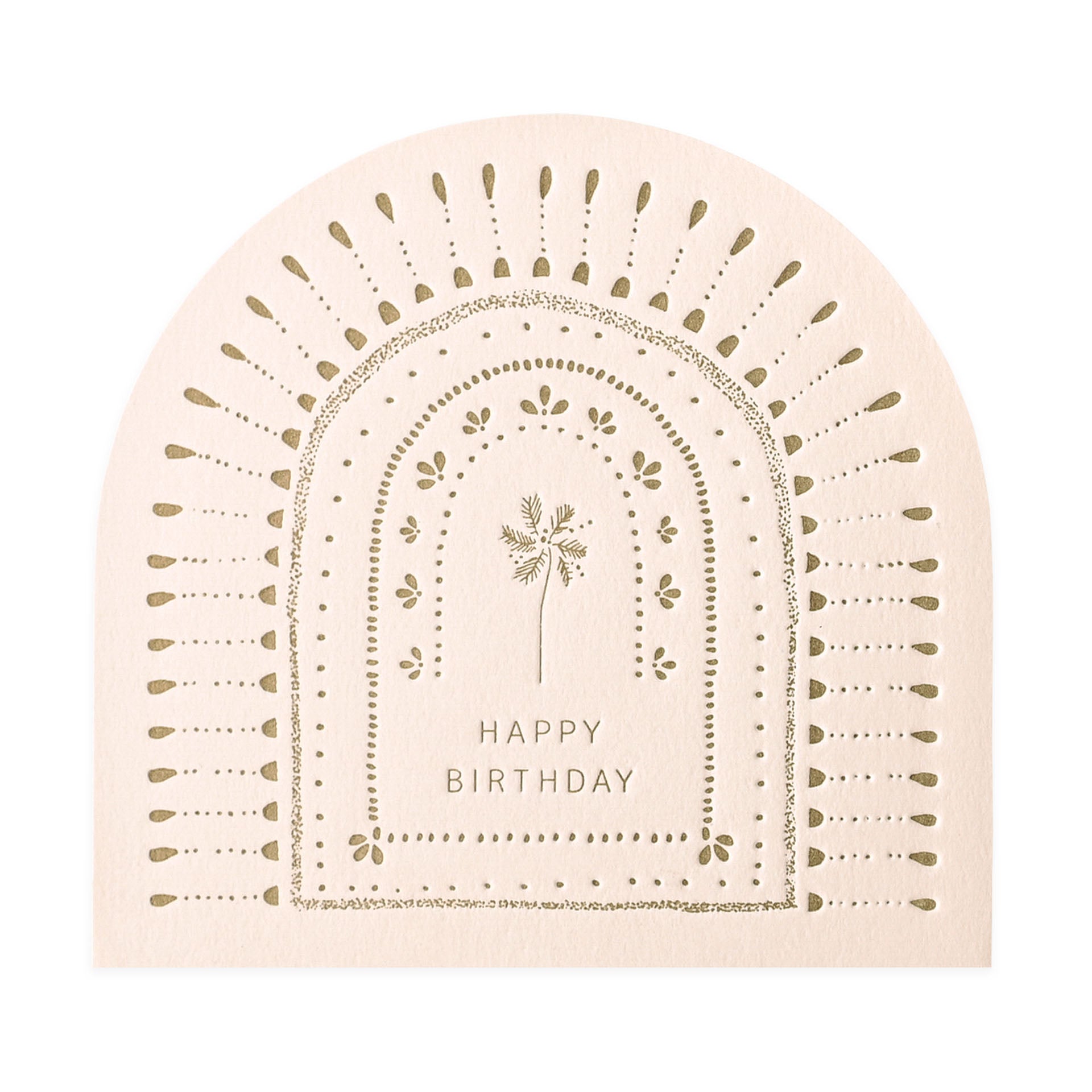 The Little Press Palm Tree Birthday Card 
