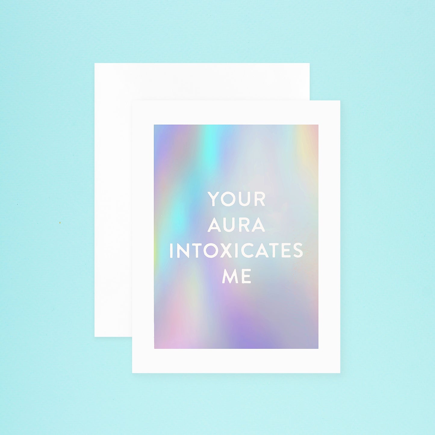 The Social Type Your Aura Intoxicates Me Greeting Card 