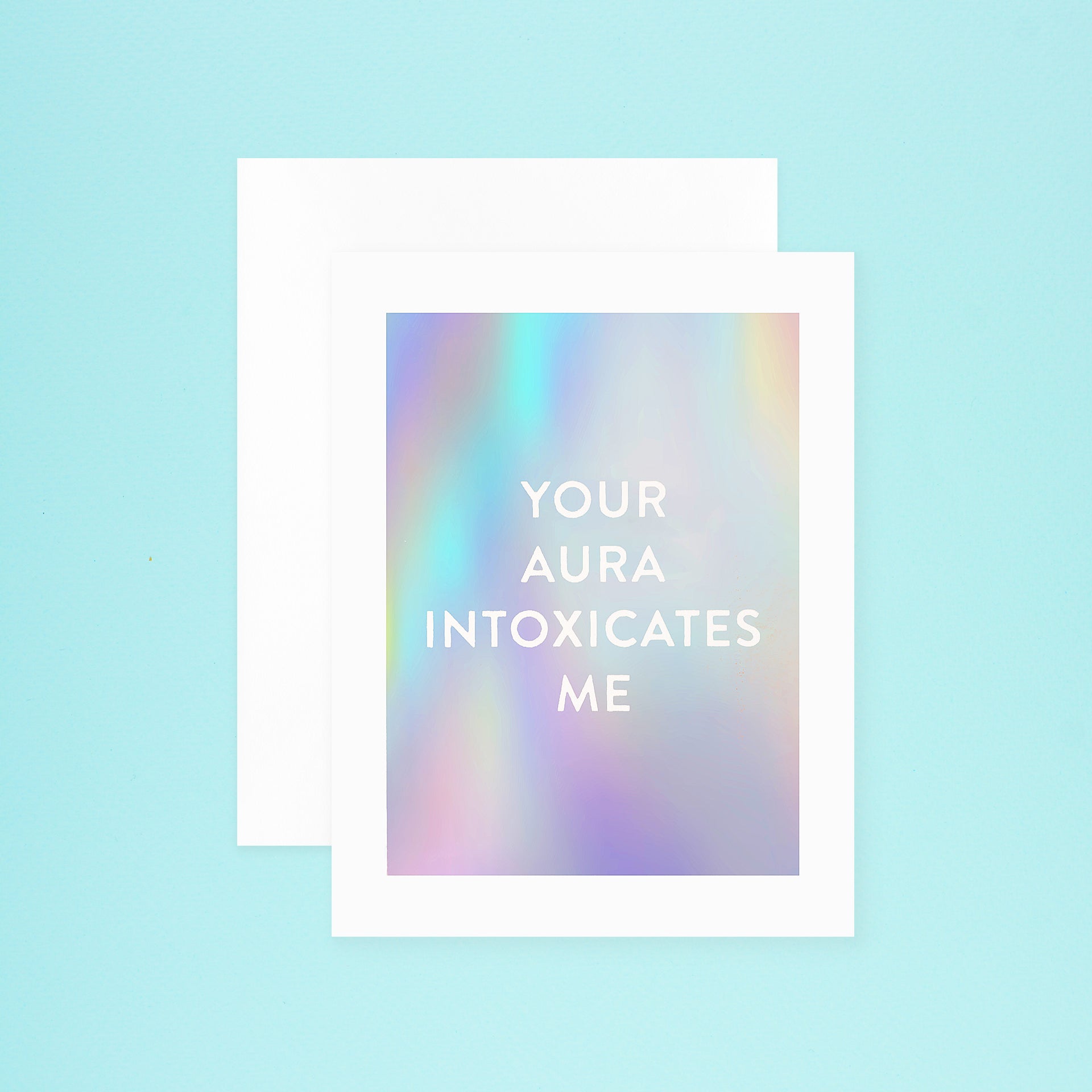 The Social Type Your Aura Intoxicates Me Greeting Card 