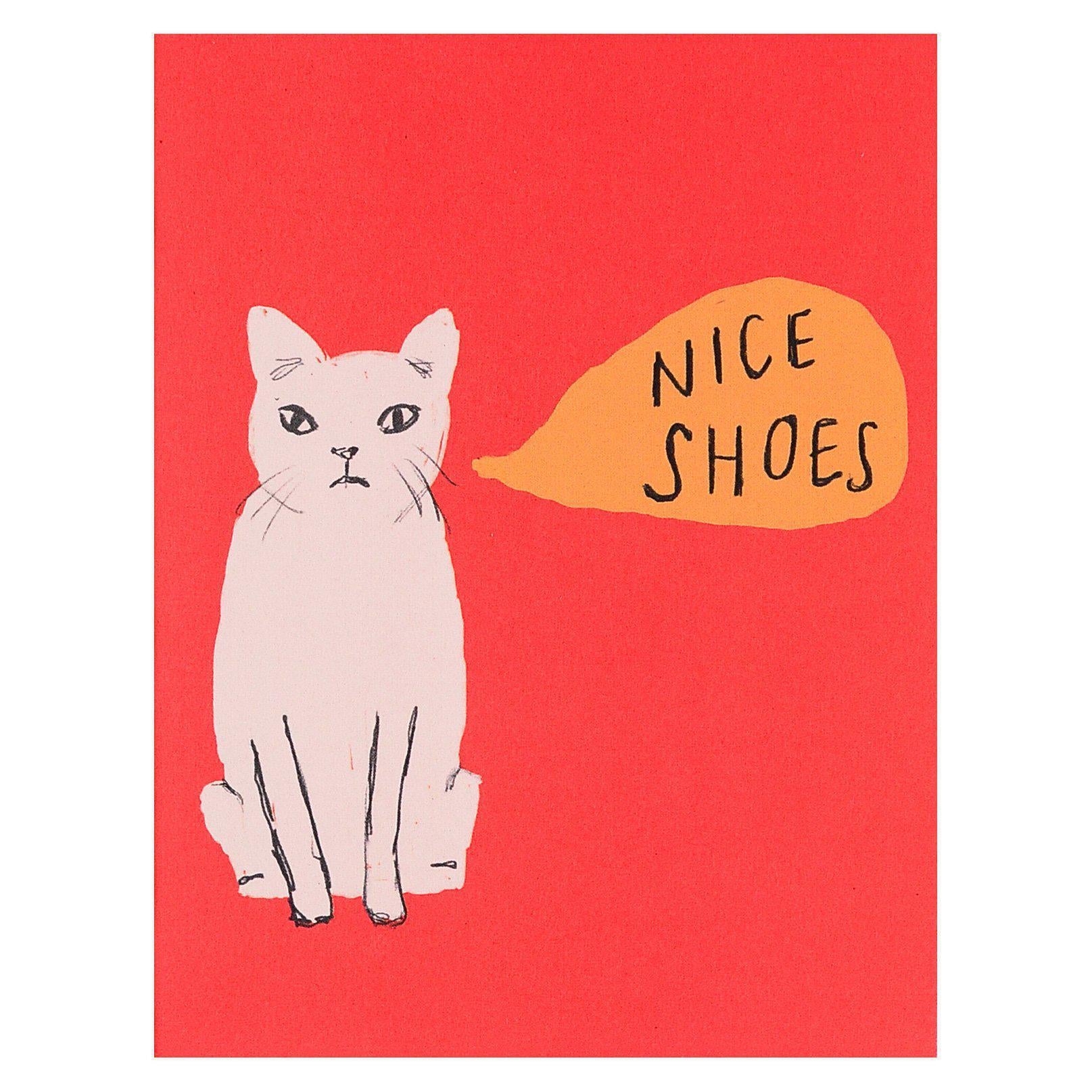 Tigerpocket Press Nice Shoes Greeting Card 