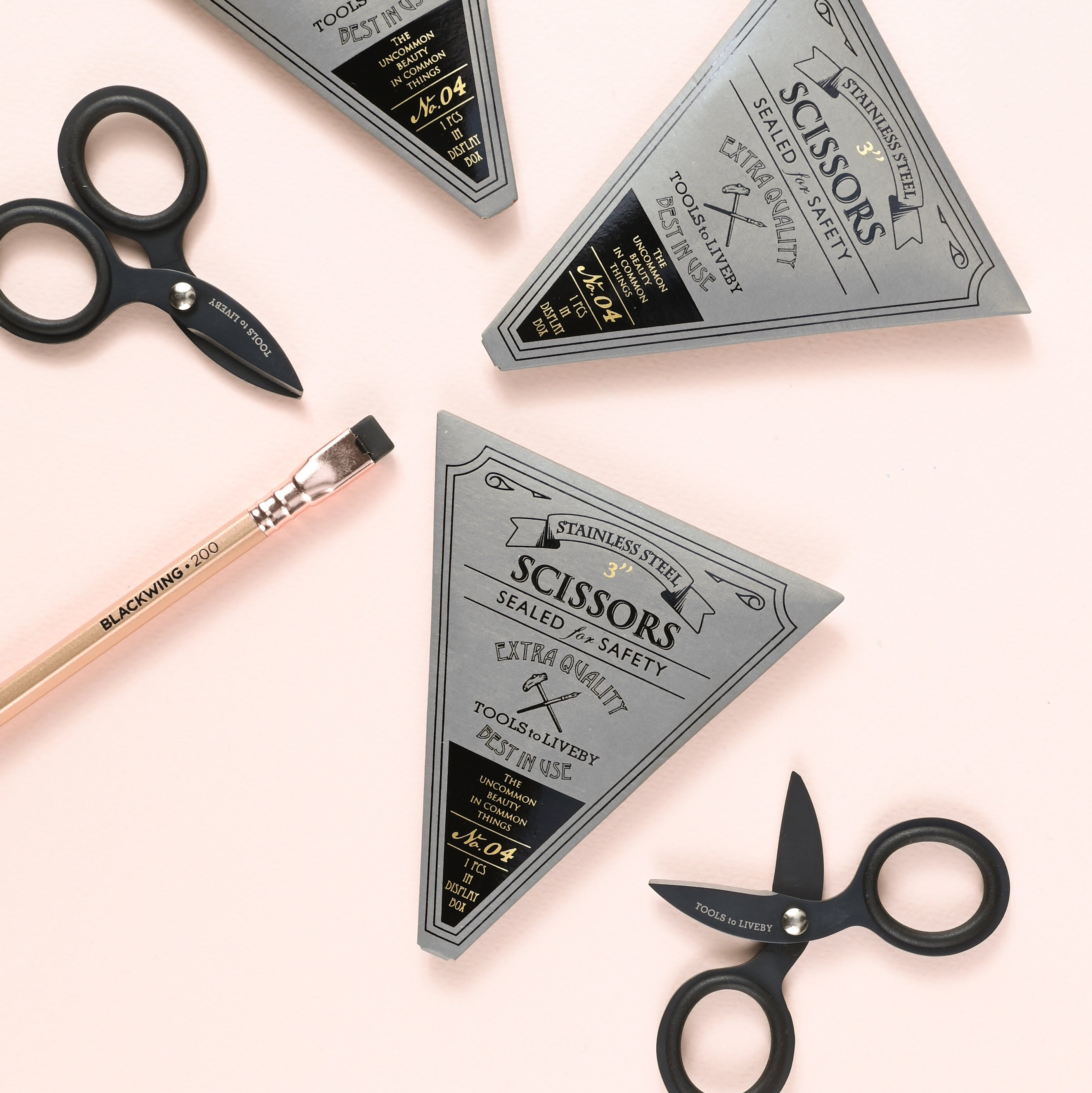 TOOLS to LIVEBY Scissors 3" Black 