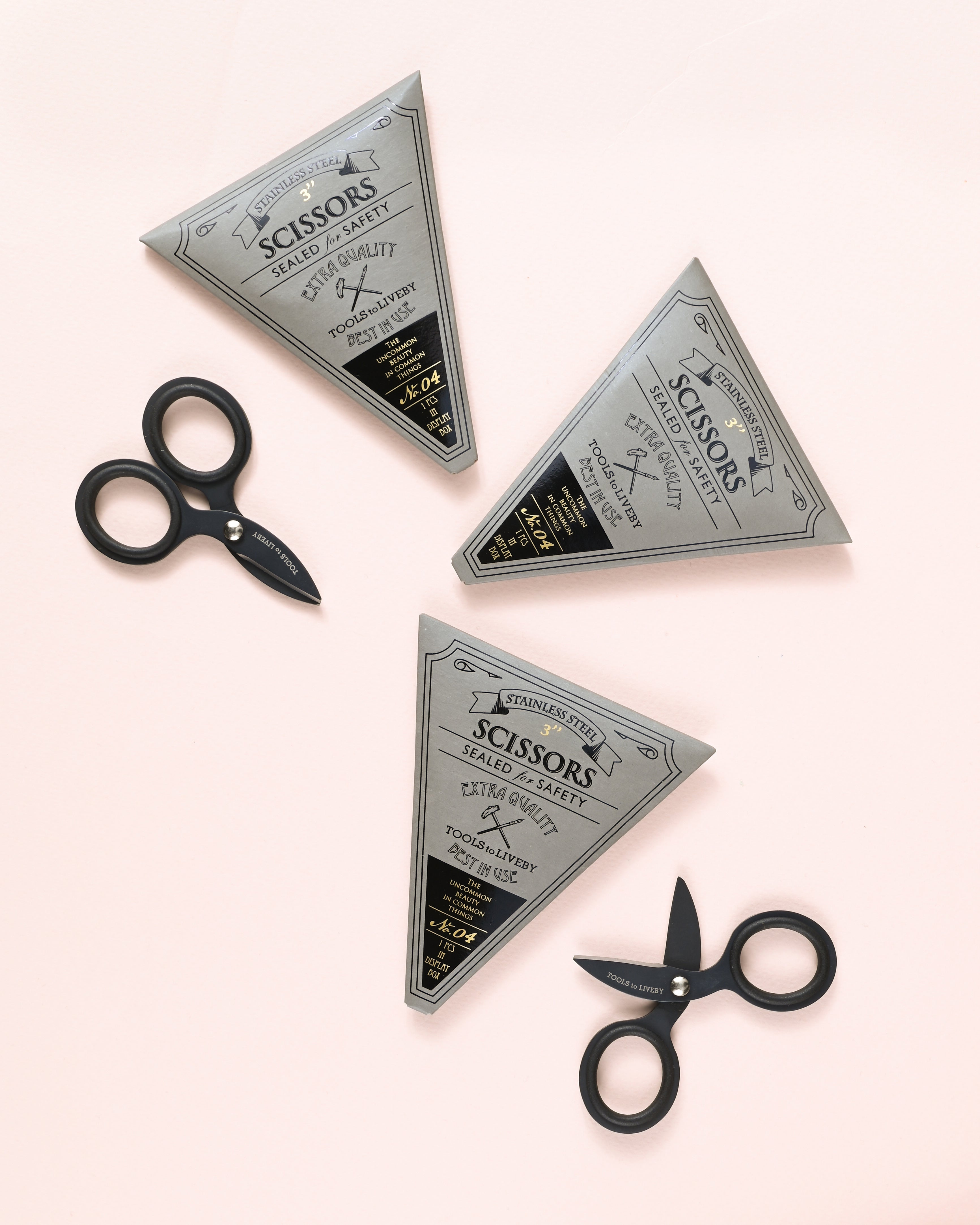TOOLS to LIVEBY Scissors 3" Black 