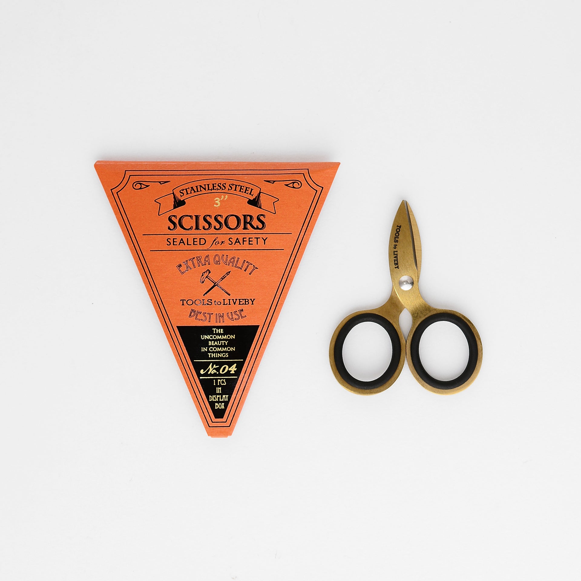 TOOLS to LIVEBY Tools To Liveby Scissors 3" Gold 