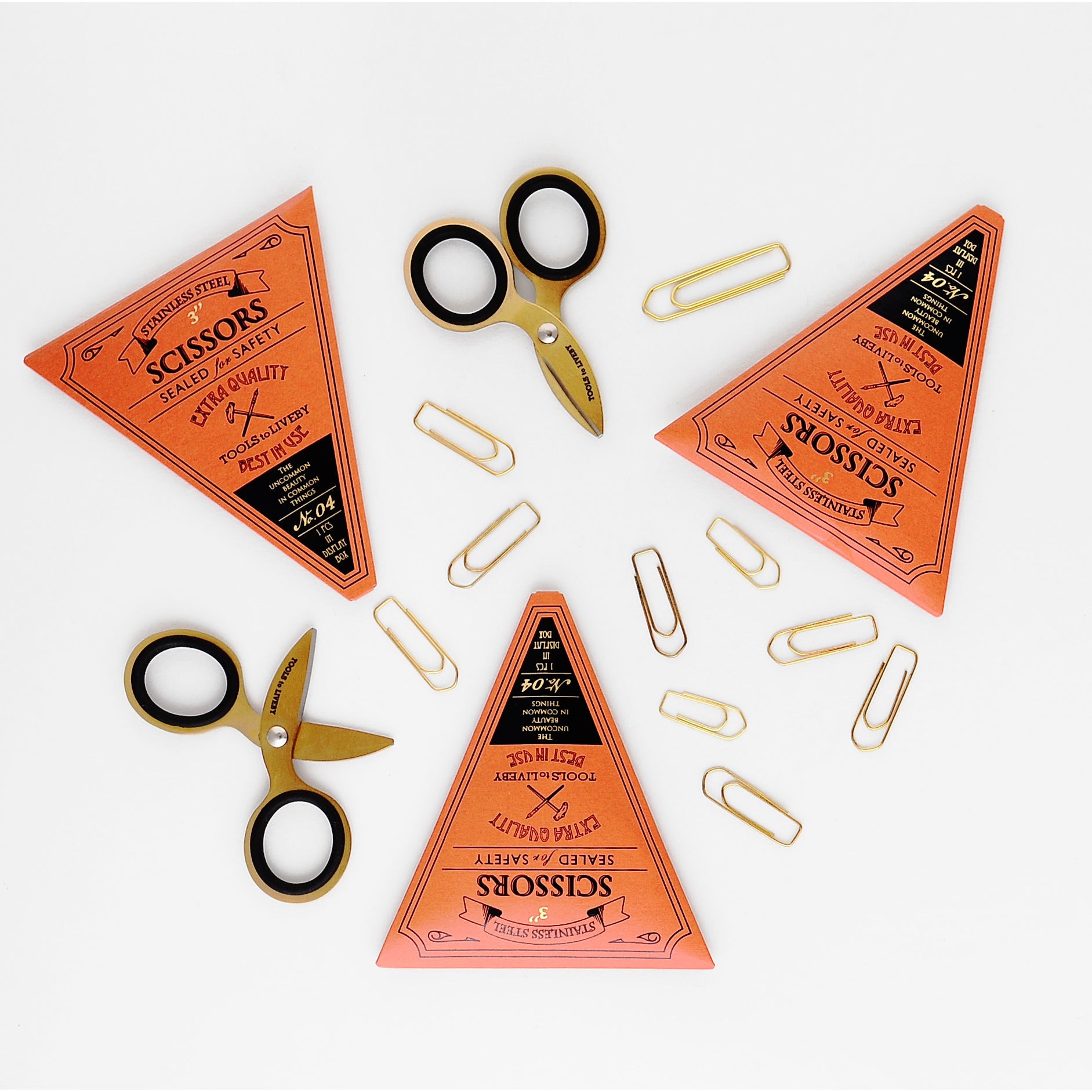 TOOLS to LIVEBY Tools To Liveby Scissors 3" Gold 
