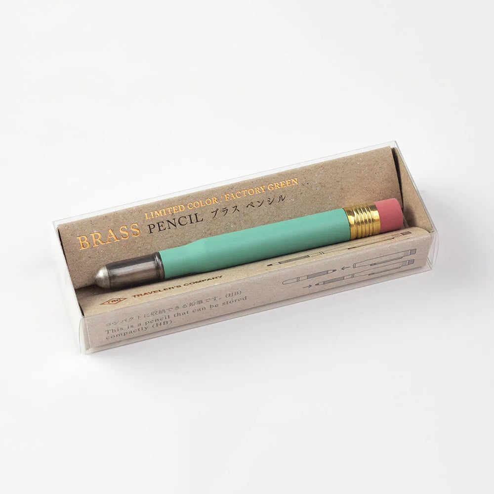 Traveler's Company Traveler's Company TRC Factory Green Brass Pencil Limited Edition 