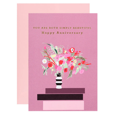 Type And Story You Are Both Simply Beautiful Anniversary Card 