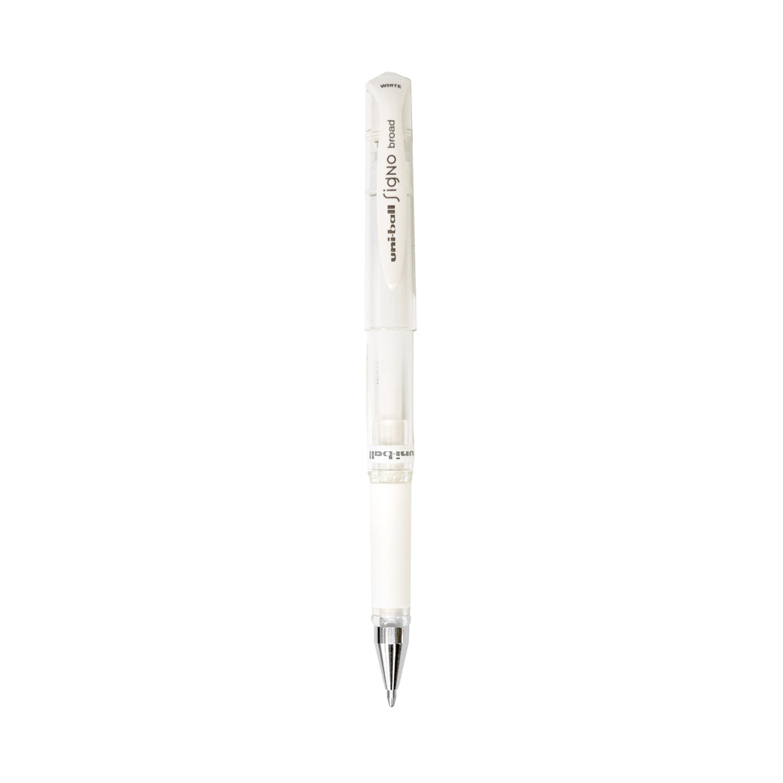 Uni-Ball Signo Gel Ink Pen - White Broad Tip