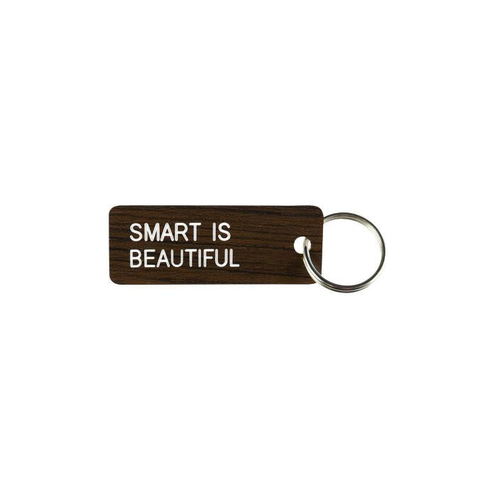 Smart Is Beautiful Key Tag