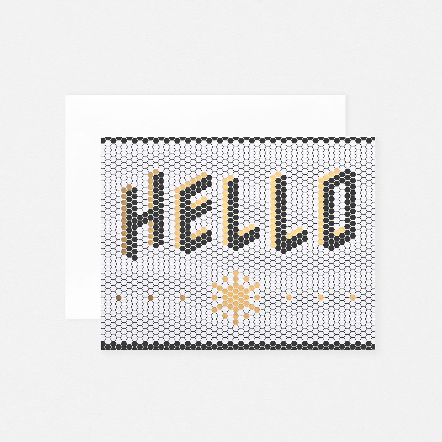 Wild Ink Press Hello Tile Greeting Card 