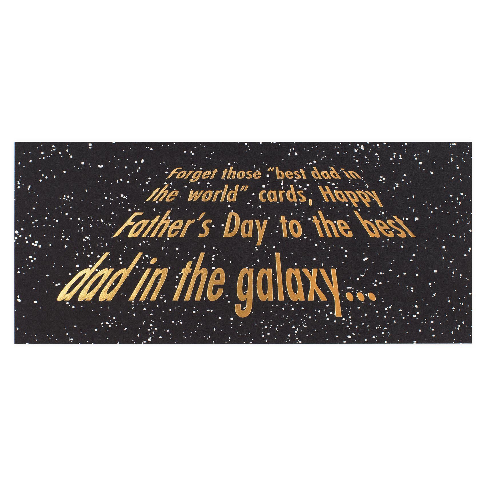 Galaxy Dad Father's Day Card