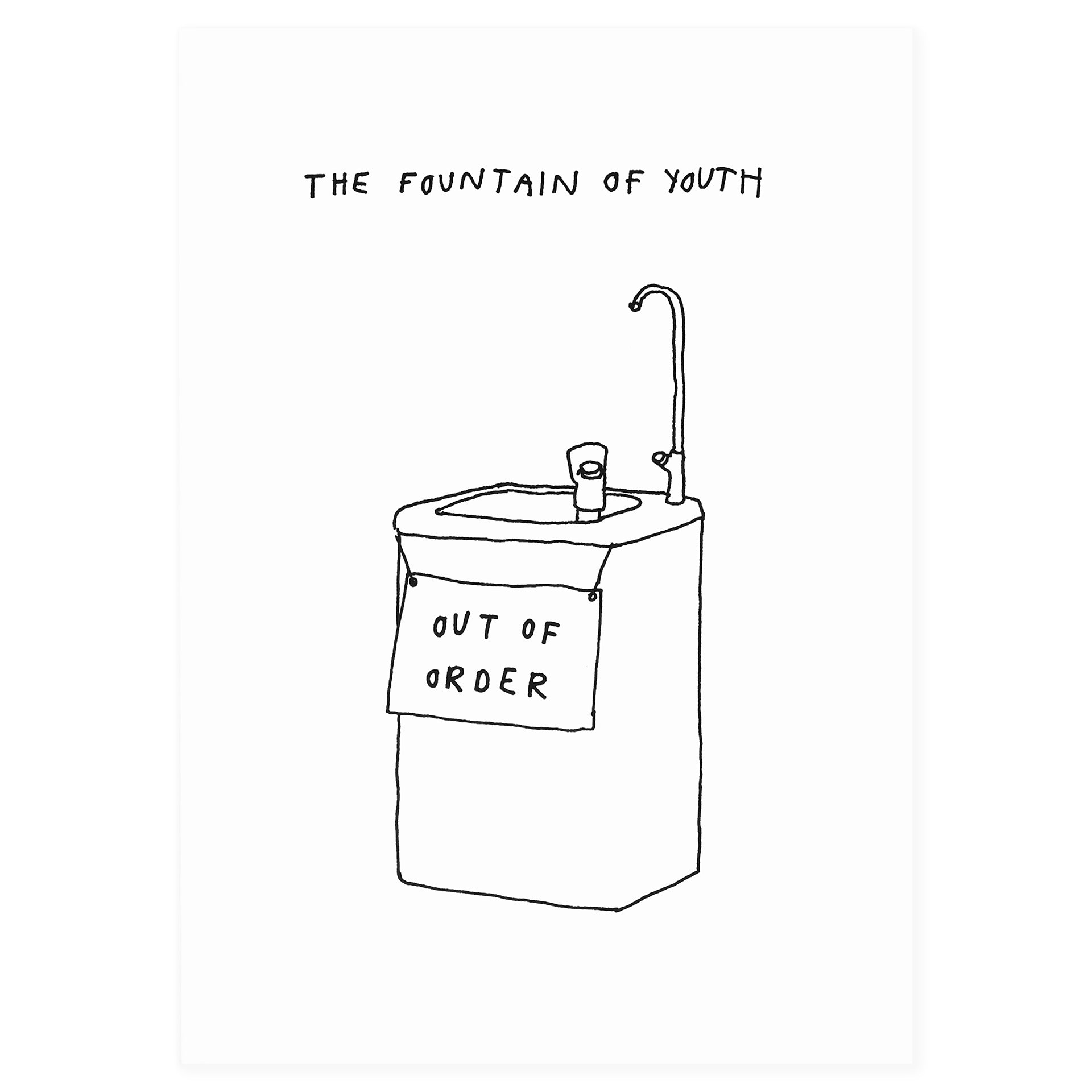 Good Things Fountain Of Youth Birthday Card 