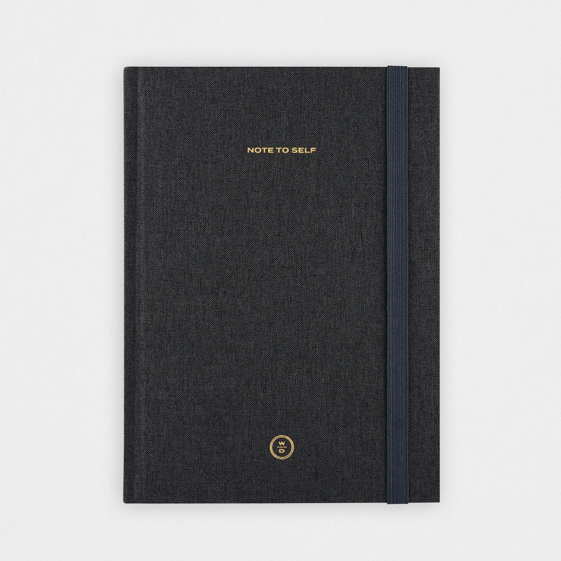 Wit & Delight Journal Note to Self Black Linen 