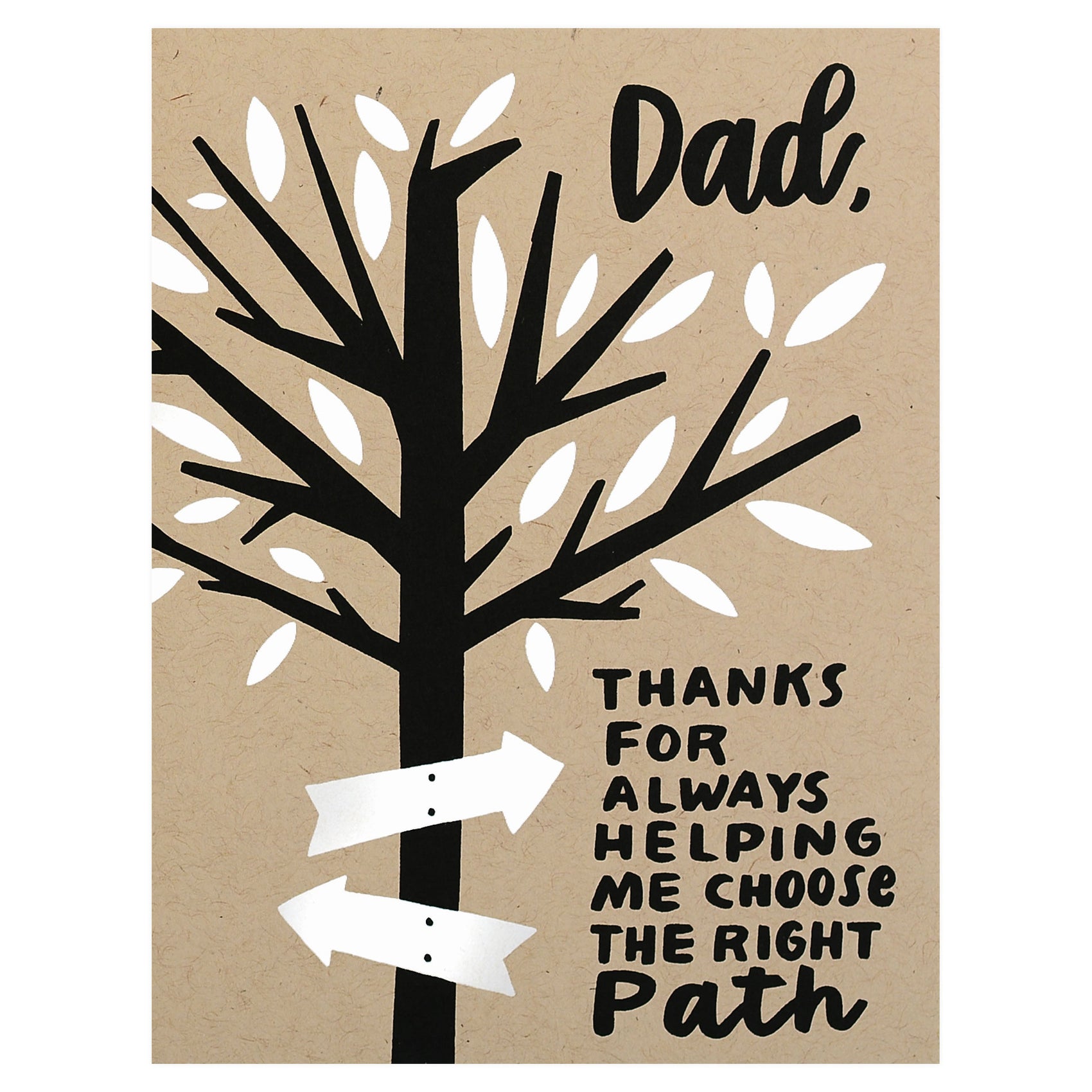Dad Right Path Father's Day Card