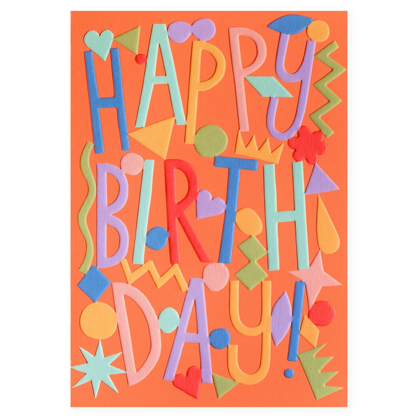 Wrap Happy Birthday Embossed Greeting Card 