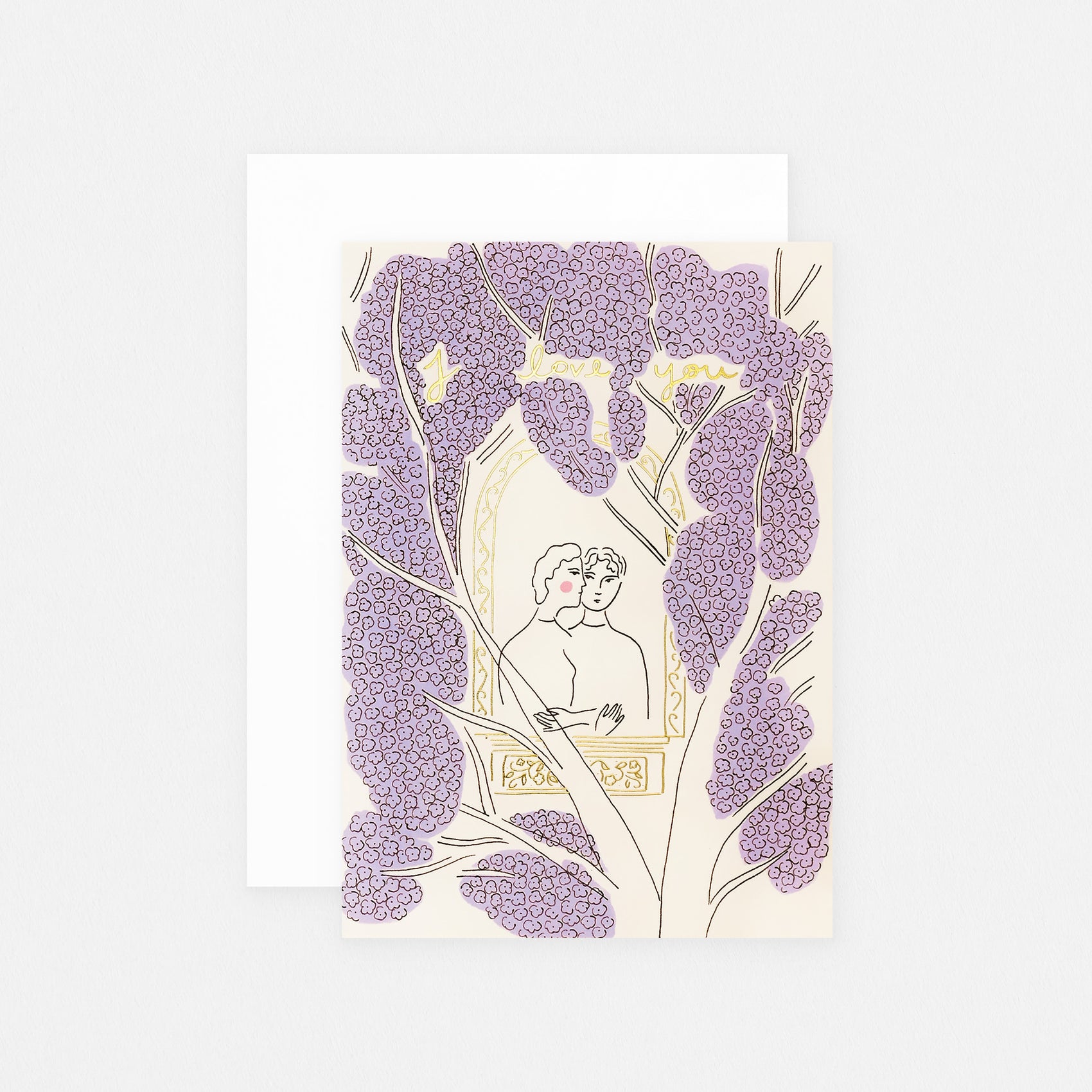 Wrap Love Blossoms Greeting Card 