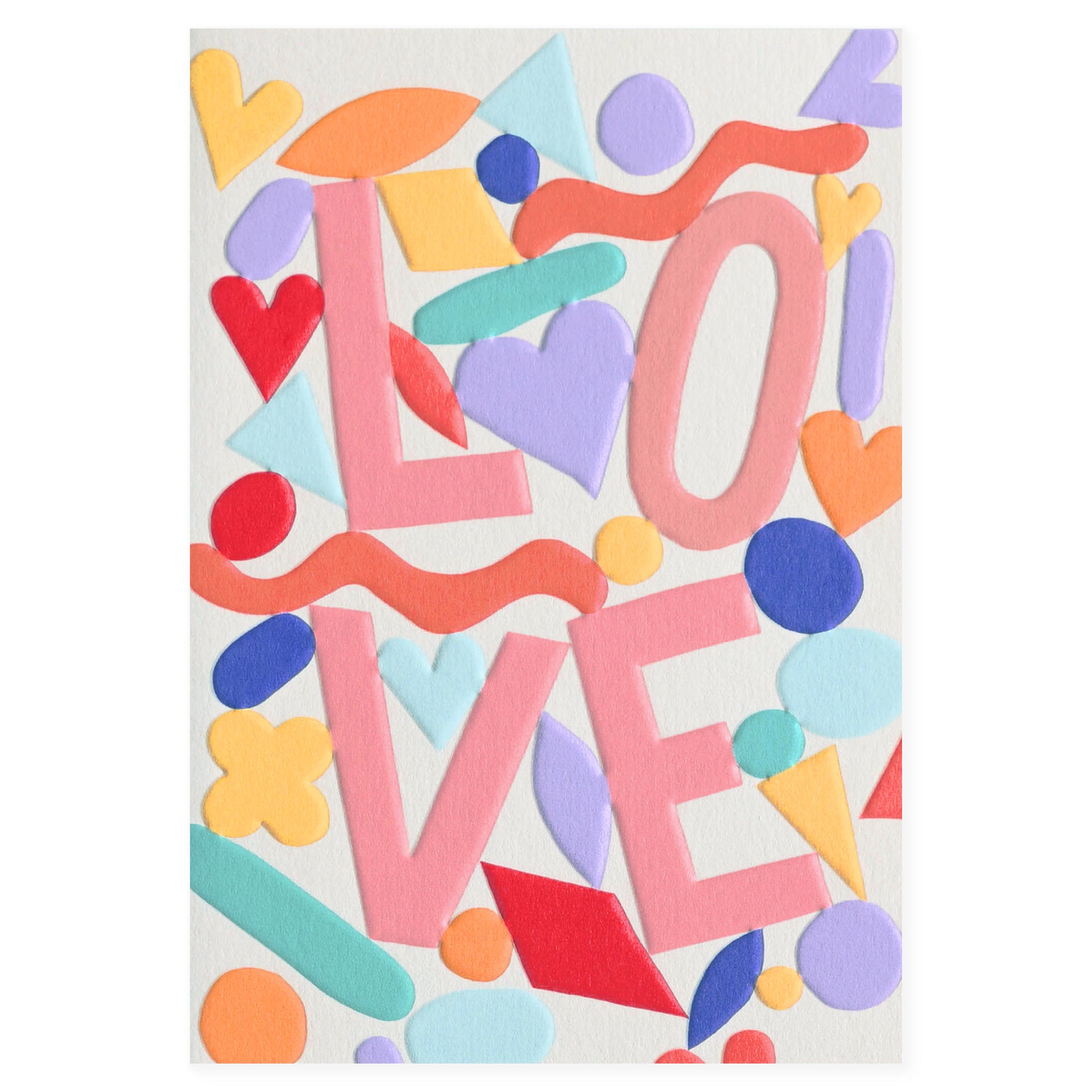 Wrap Love Embossed Greeting Card 