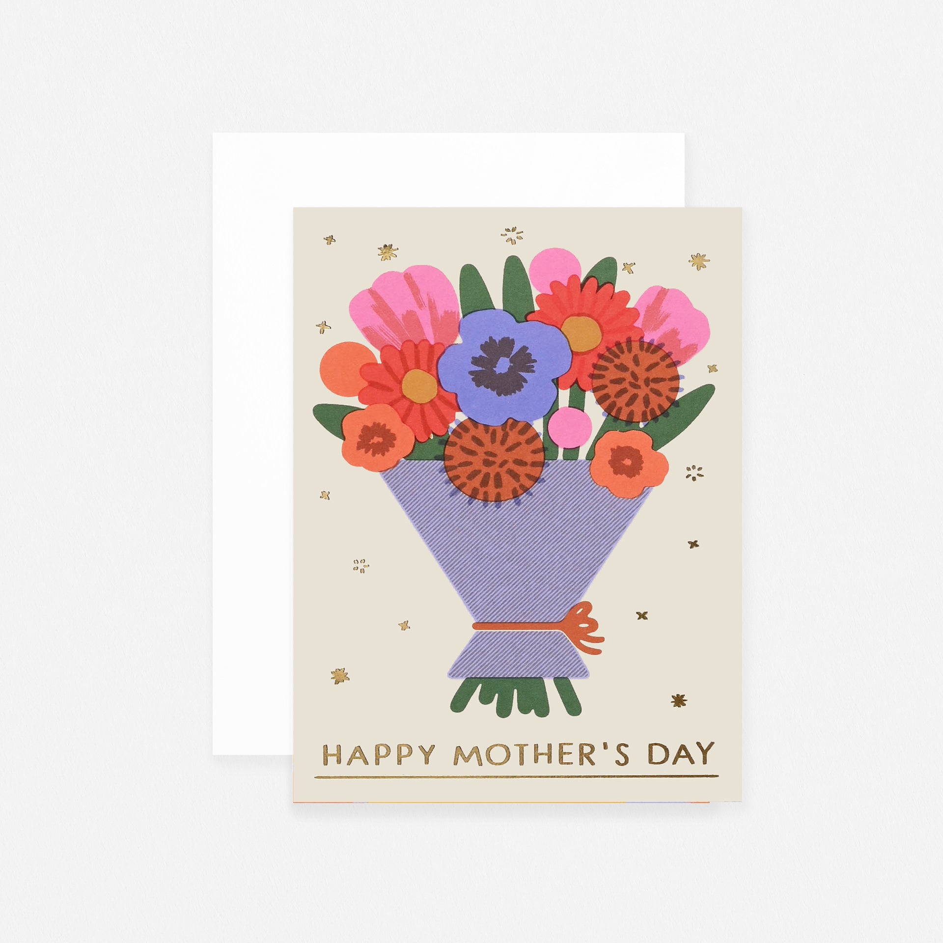 Wrap Mother's Day Bouquet Card 