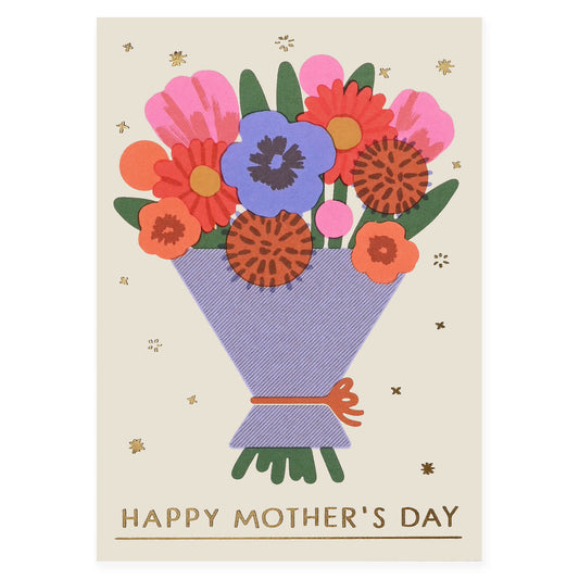 Wrap Mother's Day Bouquet Card 