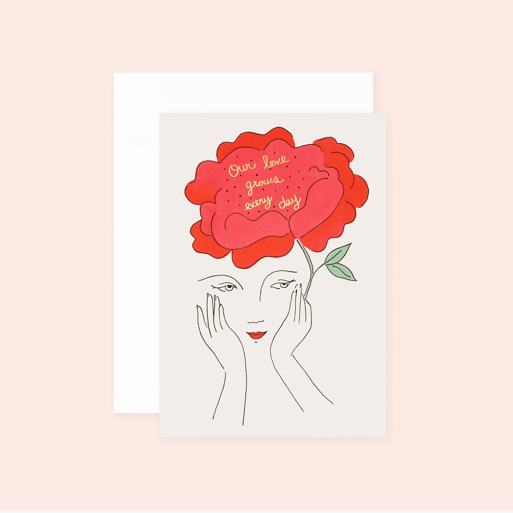 Our Love Grows Greeting Card