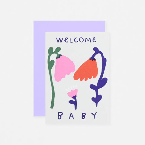 Wrap Welcome Baby Greeting Card 