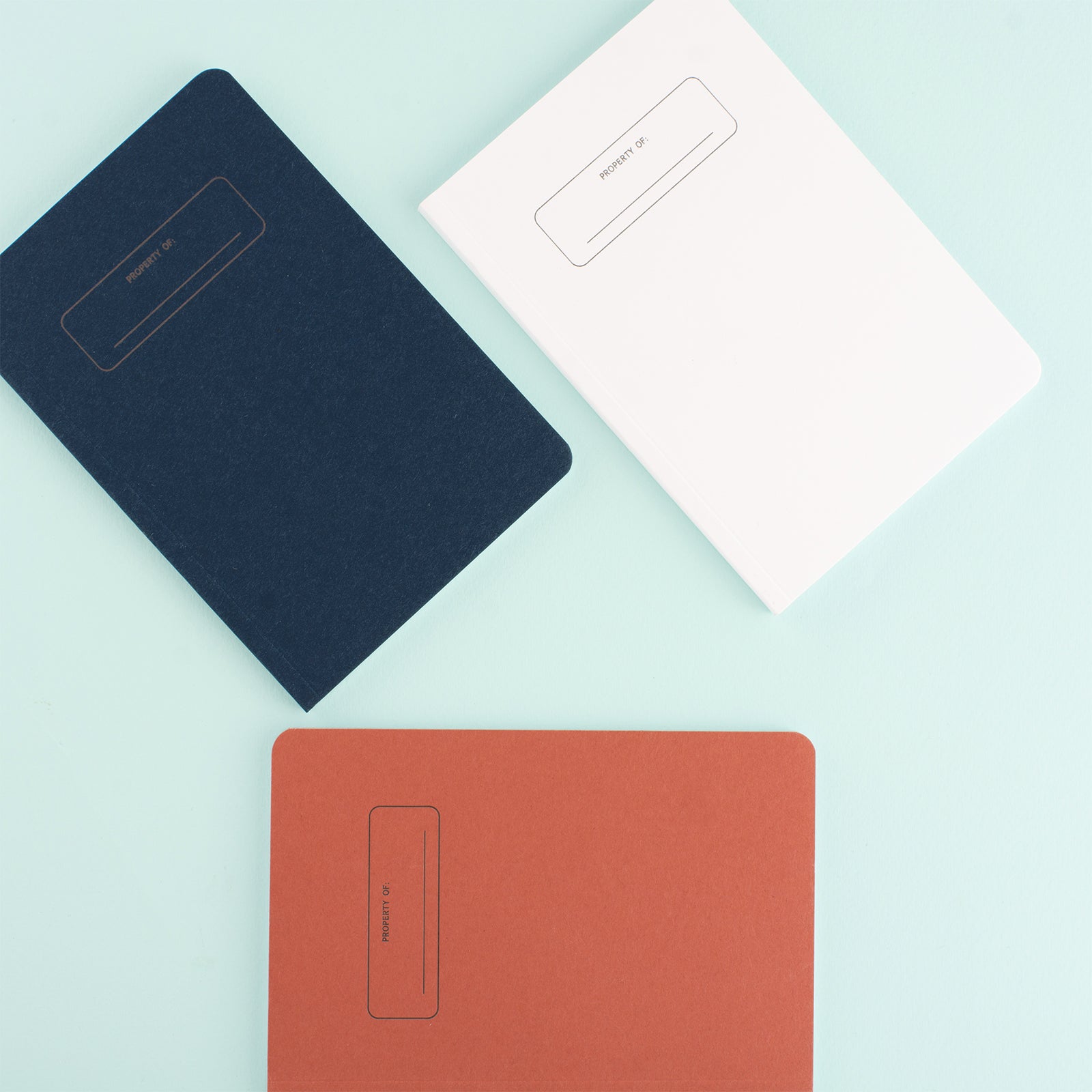 Pocket Notebooks Set of 3 | Ruled, Grid & Blank