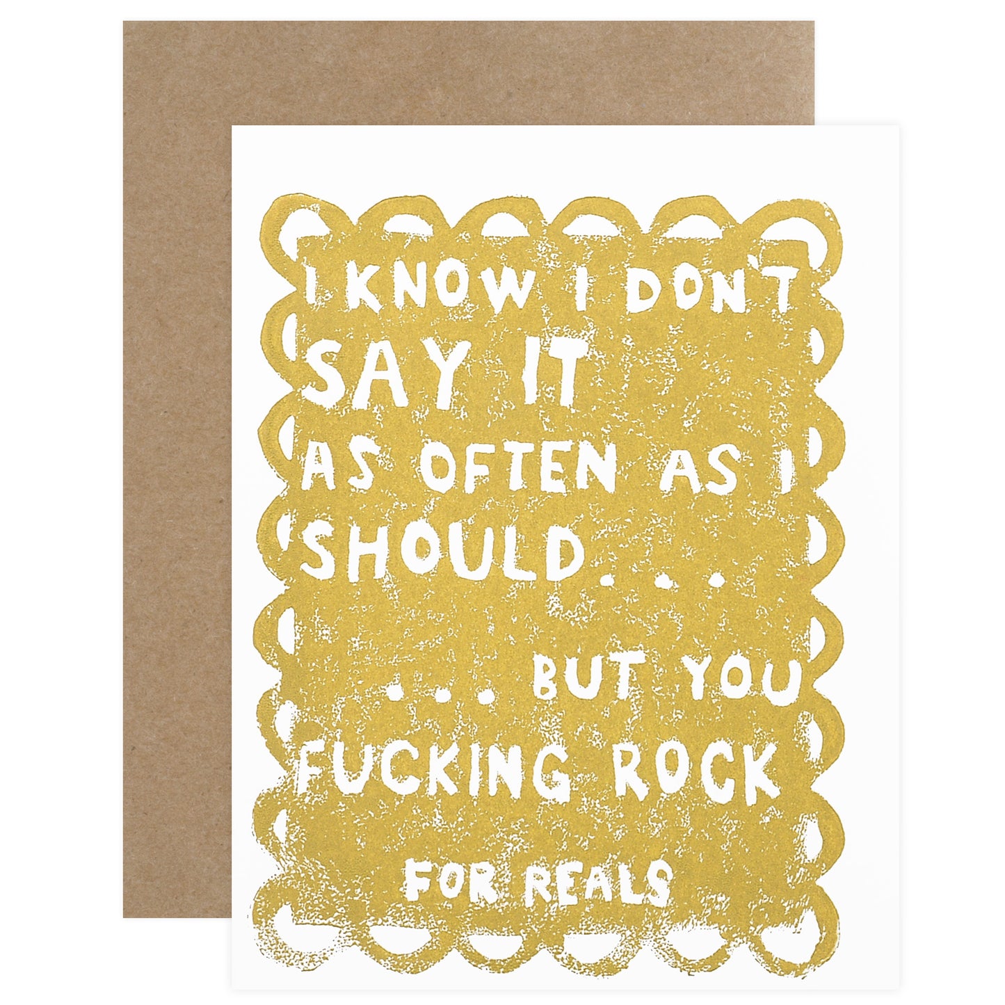 Ghost Academy You Effing Rock Greeting Card 
